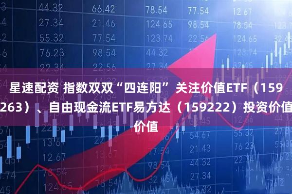 星速配资 指数双双“四连阳” 关注价值ETF（159263）、自由现金流ETF易方达（159222）投资价值