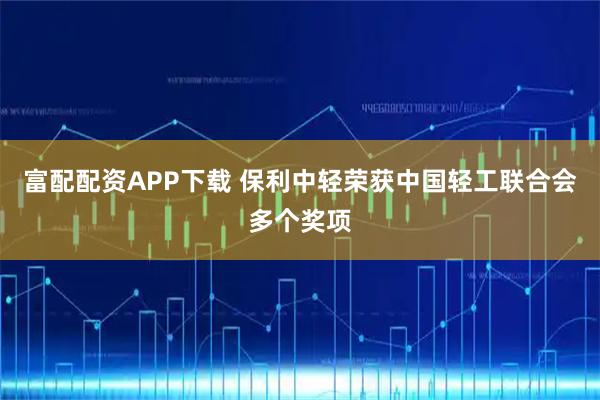 富配配资APP下载 保利中轻荣获中国轻工联合会多个奖项
